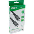 USB4 Cable, USB-C male/male, 8K60Hz, black, 1m