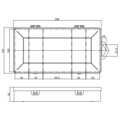 InLine® Small Components Box, 5 compartments, 206x107x33mm, transparent