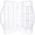 InLine® Small Components Box ,11 compartments, 271x186x40mm, transparent