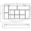 InLine® Small Components Box ,11 compartments, 271x186x40mm, transparent