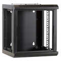 10 inch 6U serverkast met glazen deur 312x310x352mm (BxDxH)