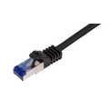 Patch cable Cat.6A S/FTP Ultraflex 3P/GHMT certified, black  5.0m