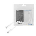 USB 4 Gen3x2 Type-C cable, C/M to USB-C/M, E-mark, PD, 8K, white, 0.8 m