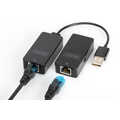 USB Extender, USB 2.0, 50 m for use with Cat5/5e/6 (UTP, STP or SFT) cable