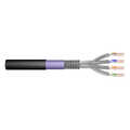 CAT 7 S-FTP outdoor installation cable, 1200 MHz PE, inner Eca (LSZH-1), AWG 23/1,100m, sx, bl&pu