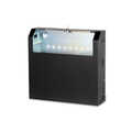 Wall mounting cabinet, SOHO, slim, 156x525x475 mm 3U rotatable, 2U fix, color black (RAL 9005)