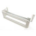 DIN rail holder, 3U, 135x480x150 mm incl. din rail (35x390 mm), grey (RAL 7035)