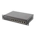 Gigabit Ethernet Switch 8-port, 10 inch, unmanaged