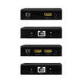 HDMI extender/splitter set over IP, 70 m, 1x2-Port,4K/60 Hz,HDR,IR,POC