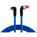 RJ45 Patch Cord Cat.6A S/FTP LSZH Draka UC900 TM21 2x90° blue 1m