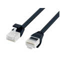 RJ45 Patch Cord Cat.6A U/UTP TPE 3,6mm ultraflex black 1.5m