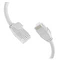 RJ45 Patch Cord Cat.6A U/UTP TPE 3,6mm ultraflex white 1.5m