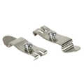 DIN-Rail mounting brackets, stainless steel, 2pcs.