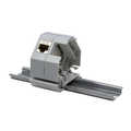 Keystone DIN-Rail adapter for RJ45 keystone jack, stackable