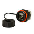 Outdoor Cat.6A bulkhead Keystone Jack RJ45 STP, IP68