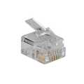 RJ12 (6P/6C) modulaire connector voor platte kabel, 25 stk