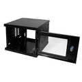 Network cabinet 10 inch, 4U, assembled, 300mm deep, black