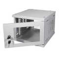 Network cabinet 10 inch, 4U, assembled, 300mm deep, grey