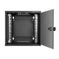 Network cabinet 10 inch, 6U, assembled, 300mm deep, black