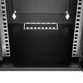 Network cabinet 10 inch, 6U, assembled, 300mm deep, black