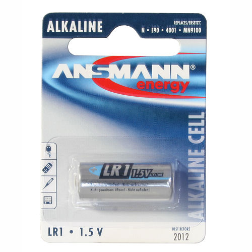 Naar omschrijving van 01035 - Ansmann battery 1.5V alkaline type LR1 (5015453)