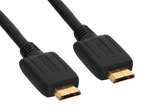 Naar omschrijving van 17411P - InLine HDMI Mini kabel,  High Speed HDMI kabel, type C M/type C M, vergulde contacten, 1m