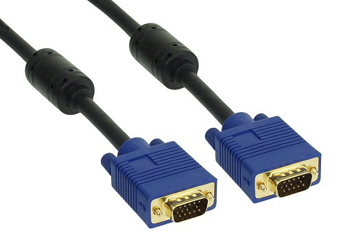 Naar omschrijving van 17713S - InLine S-VGA kabel,  Premium, zwart, 15HD M/M, 15m