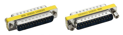 Naar omschrijving van 31114 - InLine Mini Gender Changer,  25-pins D-Sub jack/jack