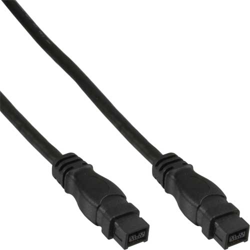 Naar omschrijving van 39905 - InLine FireWire 1394b kabel,  9-pins M/M, 5m