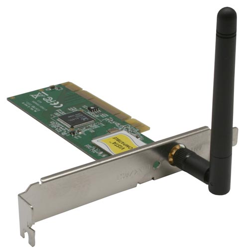 Naar omschrijving van 40054I - InLine  IEEE 802.11g, draadloze LAN PCI adapter, 54Mbps