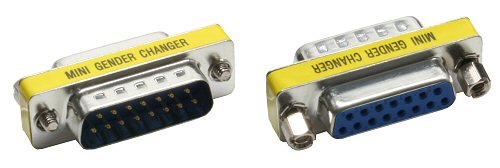 Naar omschrijving van 47719 - InLine Mini Gender Changer,  15-pins (Game) stekker/socket