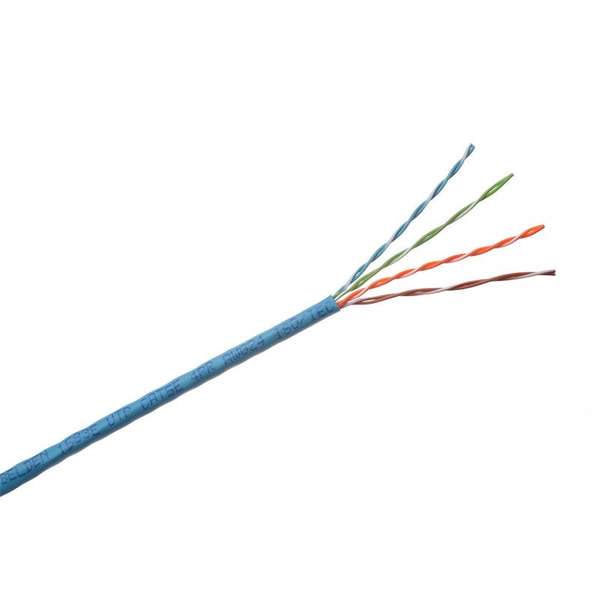 Naar omschrijving van BEL-1583E-500 - Belden 1583E Blauw PVC Cat5e U/UTP, haspel 500m