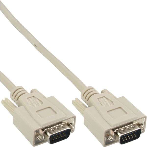 Naar omschrijving van 17712C - InLine VGA kabel, 15HD M/M, grijs, 1m