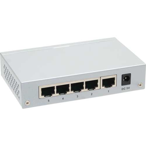 Naar omschrijving van 32340N - Gigabit Switch 10/100/1000Mbit, 5-Port, Longshine