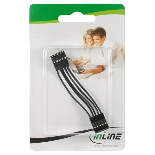 Naar omschrijving van 33440K - InLine USB interne verlengkabel, 2x 5-pins Male/Female, 1:1, 5cm