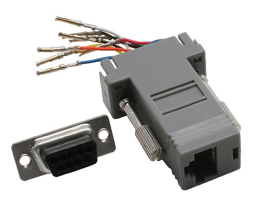 Naar omschrijving van 68889B - InLine Adapter,  9-pins D-Sub V naar RJ45 V