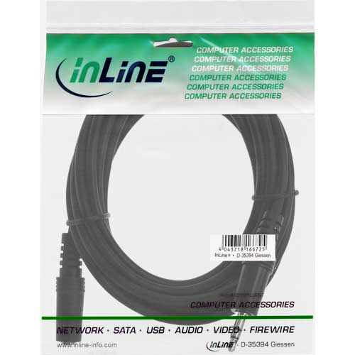 Naar omschrijving van 99933 - InLine Audiokabel,  3.5mm M/V, Stereo, 3m