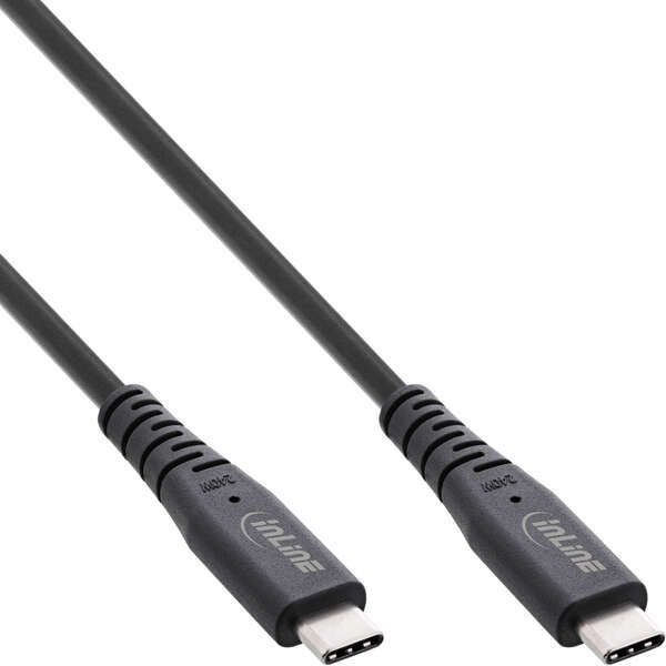 Naar omschrijving van 35901I - USB4 cable, USB-C male/male, PD 240W, 8K60Hz, TPE black 1m