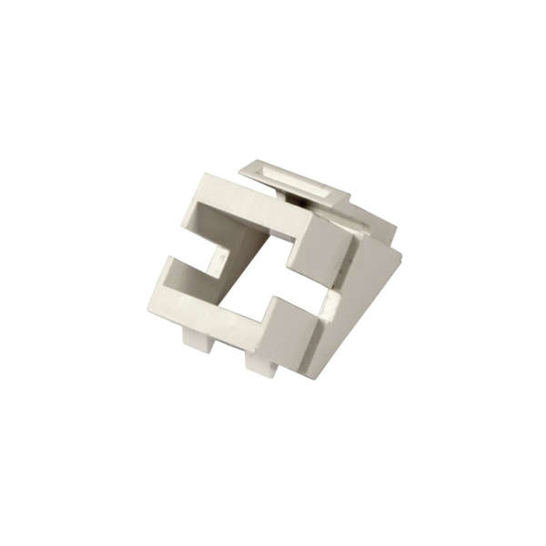 Naar omschrijving van 37501WS-1 - Keystone  Insert Wit voor Simplex SC adapters of Duplex LC adapters