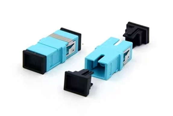 Naar omschrijving van 53512-1 - FO adapter SC Simplex  Multimode voor snapin, Aqua