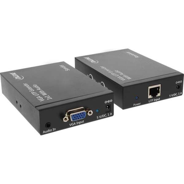 Naar omschrijving van 65012 - VGA Extender over RJ45  UTP / STP with Audio up to 300m