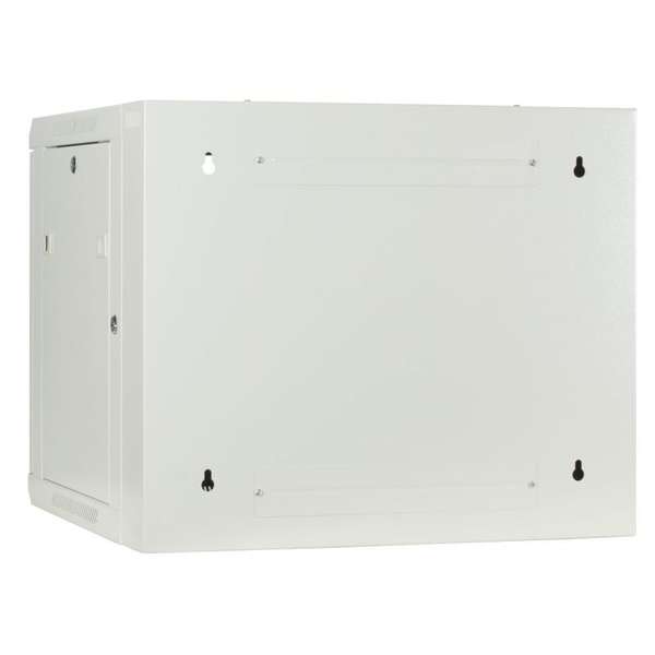 Naar omschrijving van AST19-6609W-DOUBLE - 9U witte wandkast (kantelbaar) met glazen deur 600x600x500mm (BxDxH)