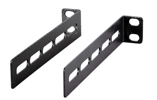 Naar omschrijving van 691650TS-W - Brackets Set for Shelves 1/2/3U, 2 Pieces, RAL9005