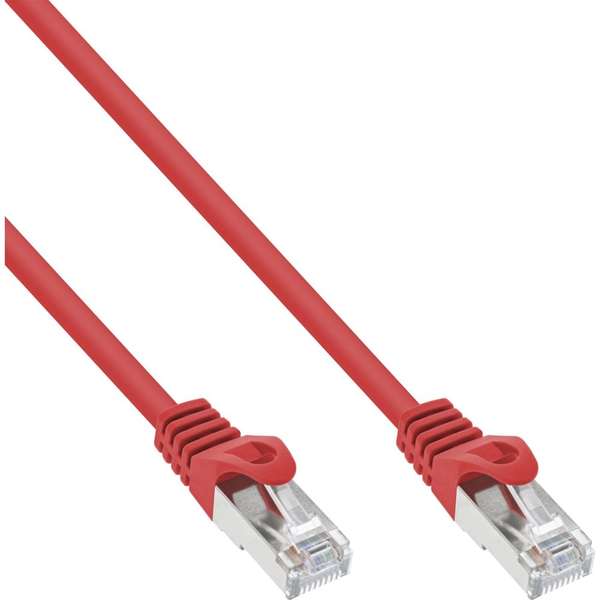 Naar omschrijving van 72503R - InLine Patchkabel,  S-FTP, Cat. 5e, rood, 3m