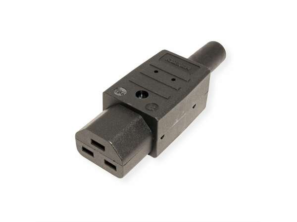 Naar omschrijving van 918-171 - BACHMANN Apparaten stroom connector IEC320 C21 16A/250VAC, zwart