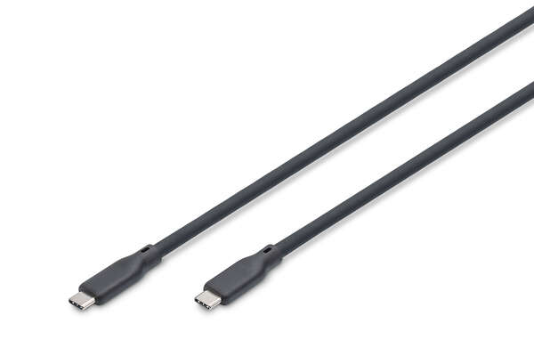 Naar omschrijving van AK-300344-020-S - USB-C Silicone connection cable,2m, USB 4.0 Gen2, 20G, 240W, 8K, black