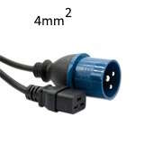 Naar omschrijving van AK5021-16A-3-4MM - Power cord cee1 16A - c19 16A 3m 4mm2 kabel