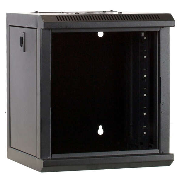 Naar omschrijving van AST10-3306 - 10 inch 6U serverkast met glazen deur 312x310x352mm (BxDxH)