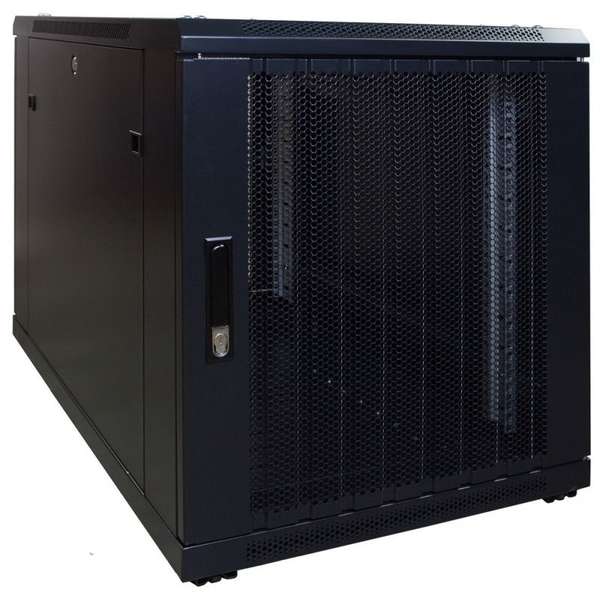 Naar omschrijving van AST19-6012PP - 12U mini serverkast met geperforeerde deur 600x1000x720mm (BxDxH)