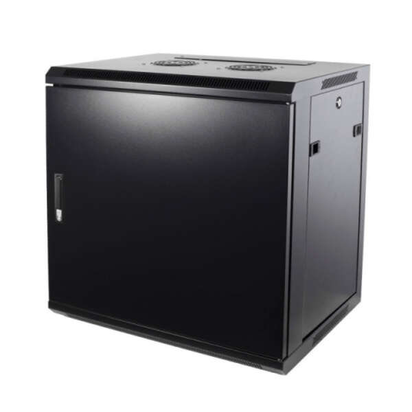 Naar omschrijving van AST19-6609M - 9U wandkast met metalen deur 600x600x500mm (BxDxH)